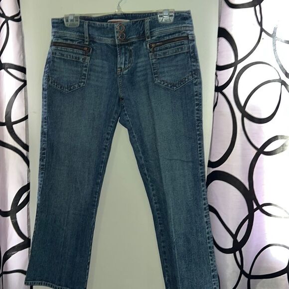 Vtg~Z Cavaricci Jeans~Select Brand~ Denim Crop Pants~Size 9 - Picture 1 of 14